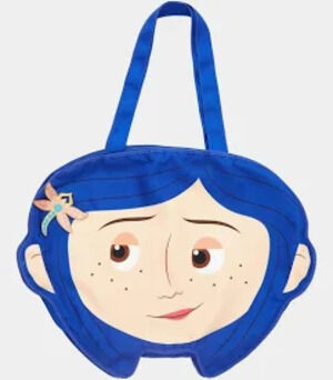 Coraline Cosplay Oversized Canvas Tote Bag